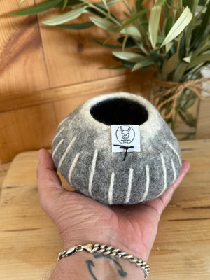 felt - alpaca bowl # 14