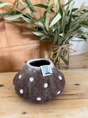 felt - alpaca bowl # 13