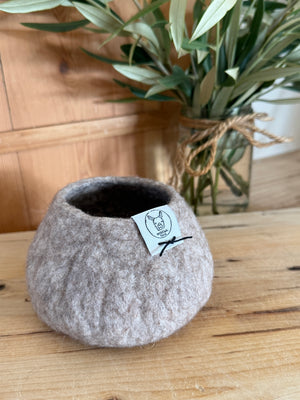 felt - alpaca bowl # 5