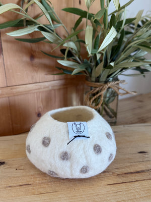 felt - alpaca bowl # 11