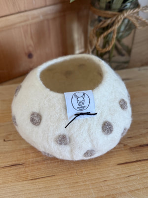 felt - alpaca bowl # 11