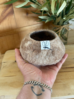 felt - alpaca bowl # 7