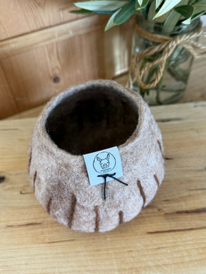 felt - alpaca bowl # 8