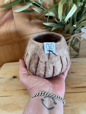 felt - alpaca bowl # 8