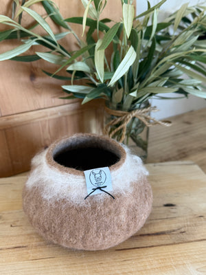 felt - alpaca bowl # 3