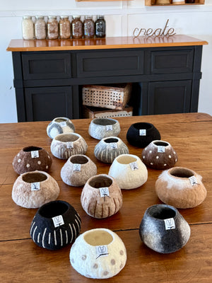 felt - alpaca bowl # 2