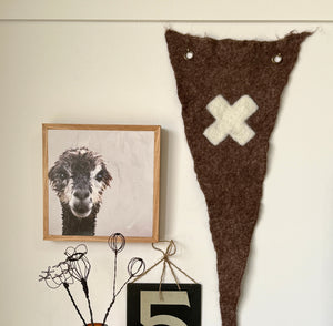 felt - alpaca banner # 4