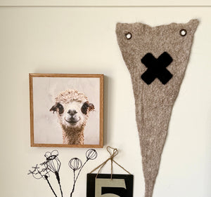 felt - alpaca banner # 2