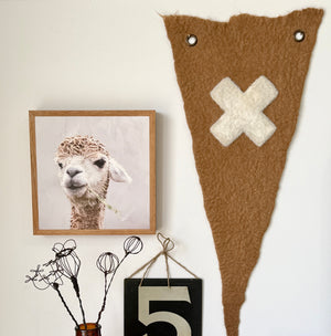 felt - alpaca banner # 5