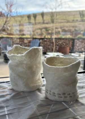 workshop - felting - lanterns