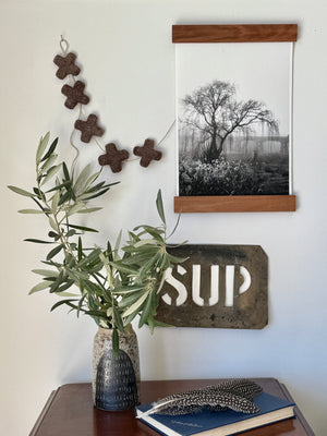 workshop - felting - alpaca garlands and decorations