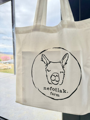 canvas tote bag - logo