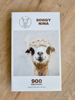 puzzles - large - soggy alpacas - set # 1