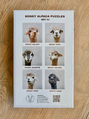 puzzles - large - soggy alpacas - set # 1