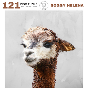 puzzles - small - soggy alpacas - set # 1