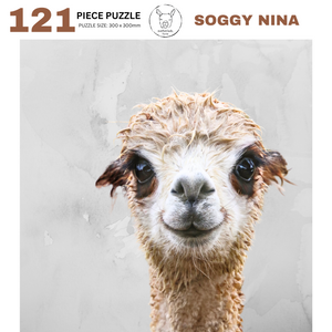 puzzles - small - soggy alpacas - set # 1