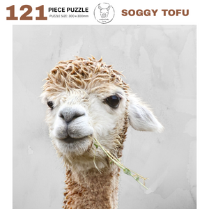 puzzles - small - soggy alpacas - set # 1