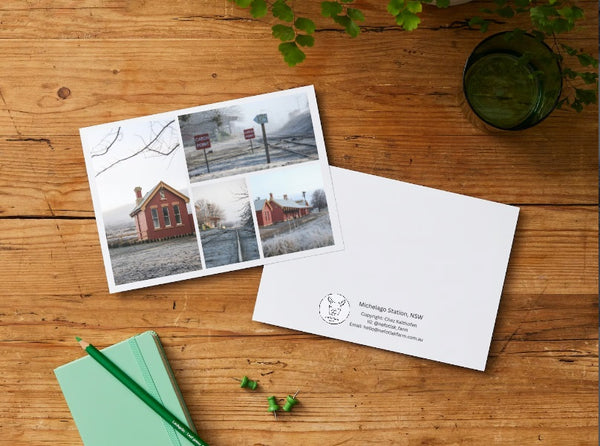 michelago station grid - postcards